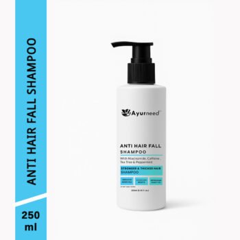 Ayurneed™ Hair Vital Shampoo – Anti Hair Fall with Caffeine, Niacinamide & Tea Tree – 250ml / 500ml / 1 Litre