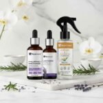 Skin Hydration & Brightening Combo – Niacinamide Serum (15ml) + Rosemary & Rice Water Spray (110ml) + Lavender Essential Oil (15ml) | Glow Boosting Skincare Set