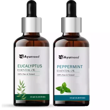 Ayurneed™ Scalp Detox Combo – Eucalyptus & Peppermint Essential Oils for Pollution, Dust & Deep Cleansing – Natural Scalp Refresh Solution