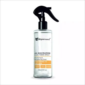 Ayurneed 4% Niacinamide Face Toner Spray for Brightening, Hydrating & Pore Care – Alcohol-Free, 110ml