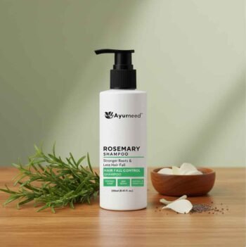 Ayurneed™ Rosemary Shampoo for Hair Fall Control & Dandruff – With Biotin, Niacinamide & Natural Extracts – 250ml / 500ml / 1 Litre