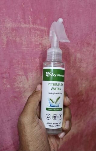 Ayurneed™ Rosemary Water Spray – 100% Natural Scalp & Skin Mist for Hair Growth, Dandruff & Skin Glow – 110ml photo review