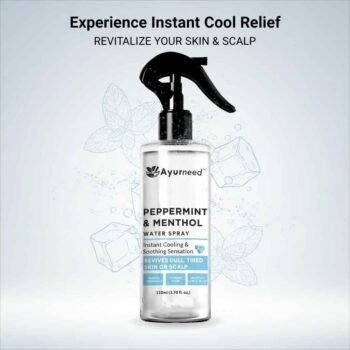 Ayurneed™ Peppermint & Menthol Water Spray for Cooling & Refreshing Skin